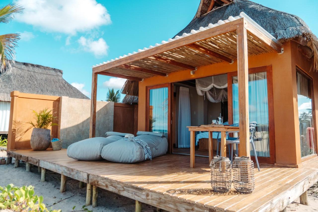 Eclectic Beach Retreat Cabo Nhamua Buitenkant foto