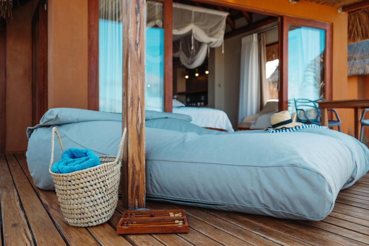 Eclectic Beach Retreat Cabo Nhamua Buitenkant foto